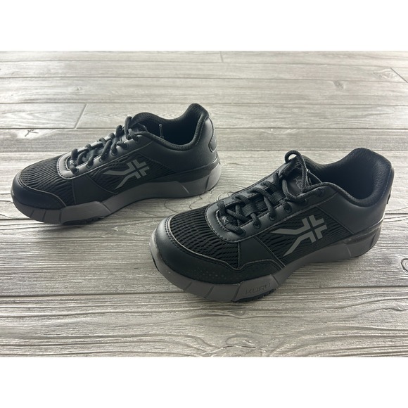 Kuru Quantum 2.0 Mens Size 8 Wide Jet Black Slate Gray Shoes New In Box